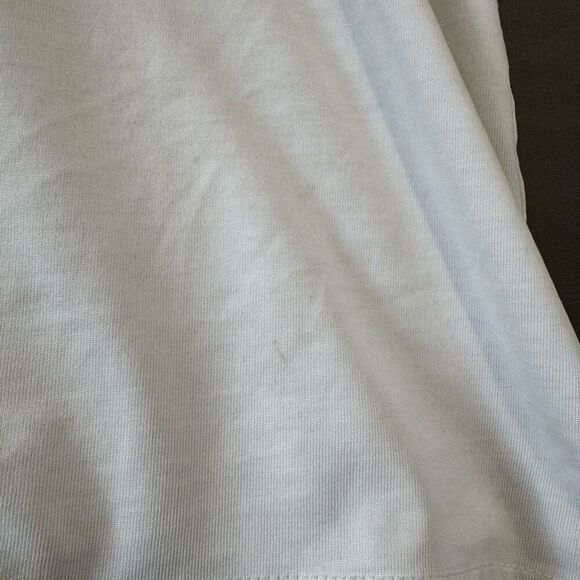 Travis Mathew White Striped Polo Shirt Small Logo Golf Polo Mens Size XLarge - Picture 7 of 16